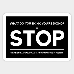 Stop Sticker